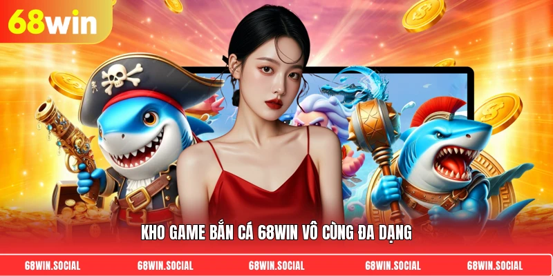 Kho game Bắn cá 68Win vô cùng đa dạng