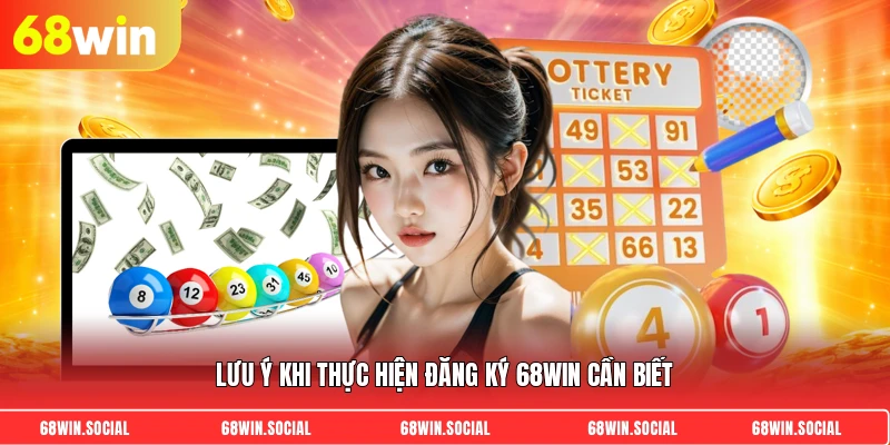 Lưu ý khi thực hiện đăng ký 68win cần biết